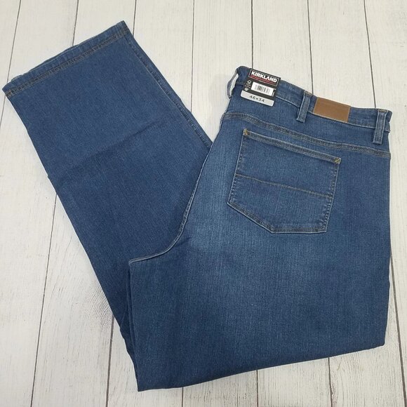 Kirkland Signature Straight Fit Jeans Mens Size 46x34 - Picture 1 of 6